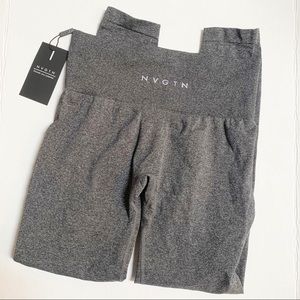 New with Tags NVGTN Speckled Black Leggings